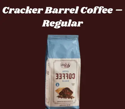 Cracker Barrel breakfast table with regular coffee and biscuits

