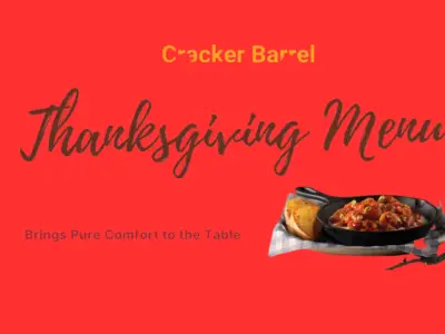 Cracker Barrel 2025 Thanksgiving menu featuring Heat n Serve meal deals


